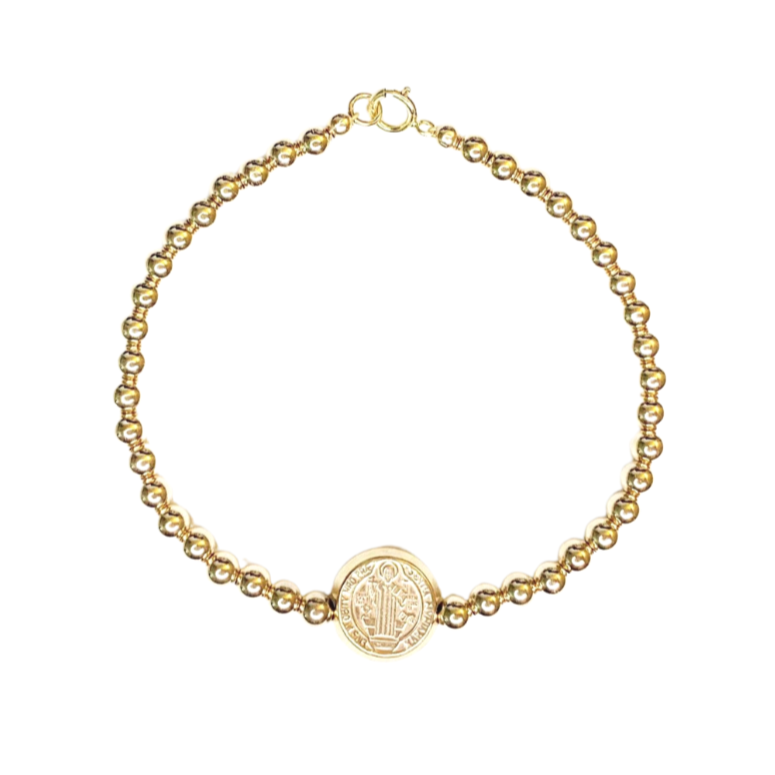 14K gold filled san cris bracelet