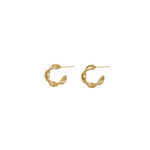 18K Twist Hoops