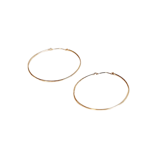 14K Gold Filled Large Hoops