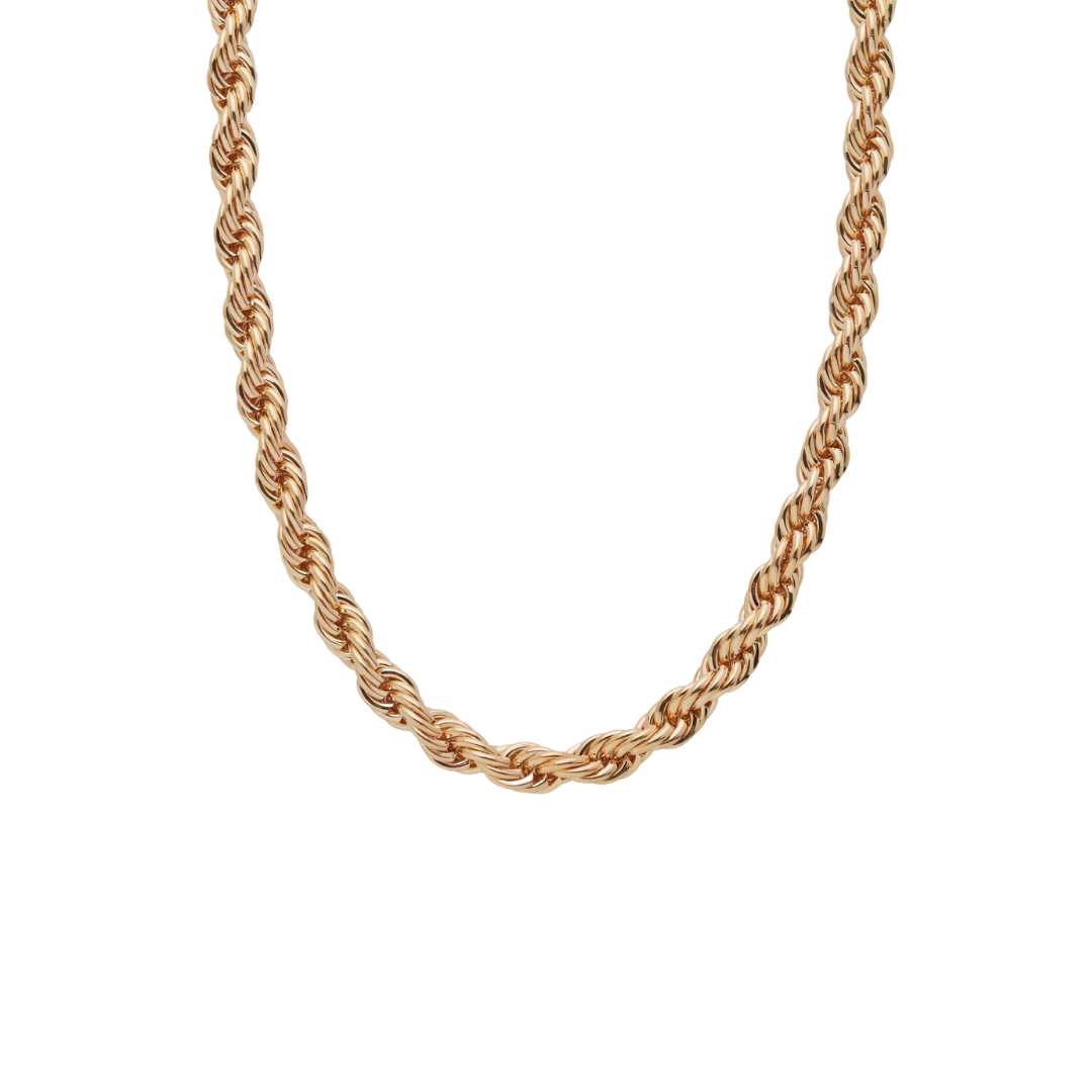 gold filled rope necklace