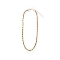 18K Gold Filled Rope Necklace