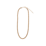 18K Gold Filled Rope Necklace
