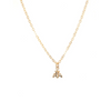 14k gold filled bee necklace