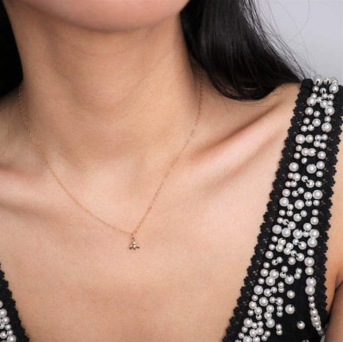 Bee-Day Necklace and Earring Set
