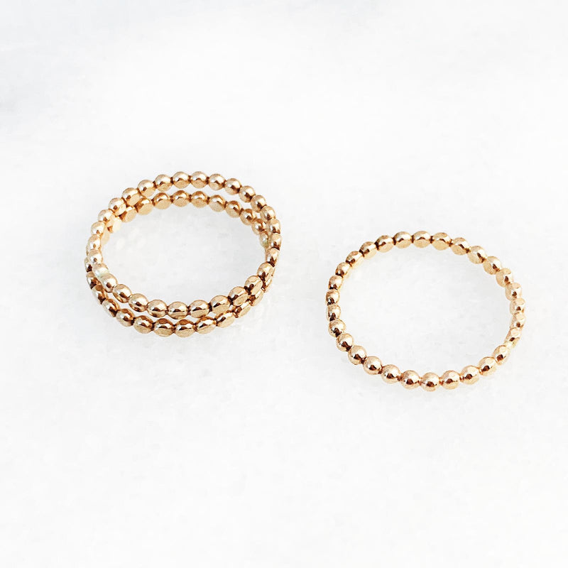 14K Gold Filled Dot Ring