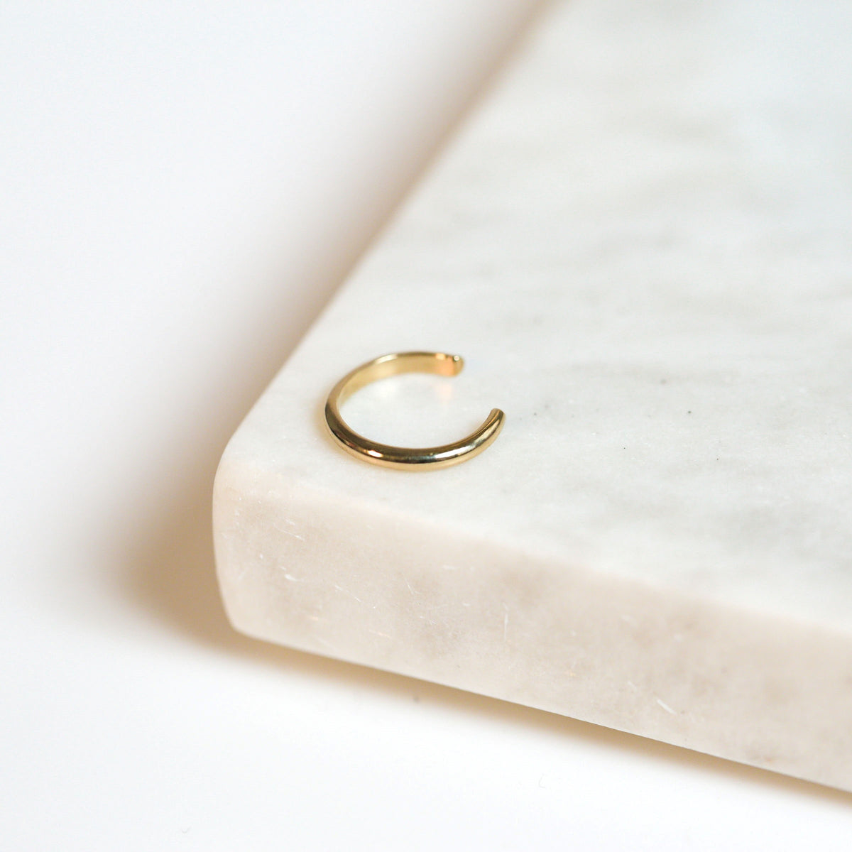 14k gold ear cuff