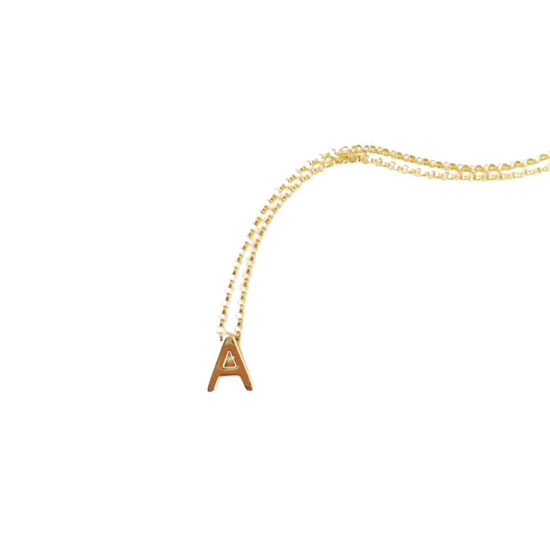 Gold Filled Letter Necklace