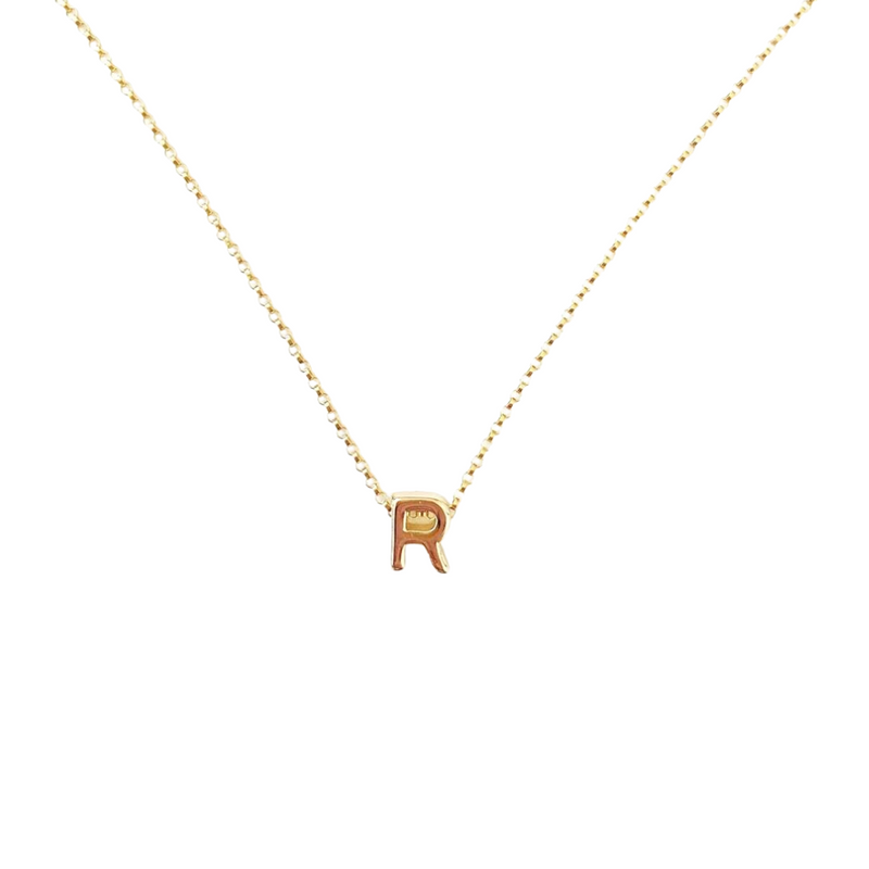Gold Filled Letter Necklace