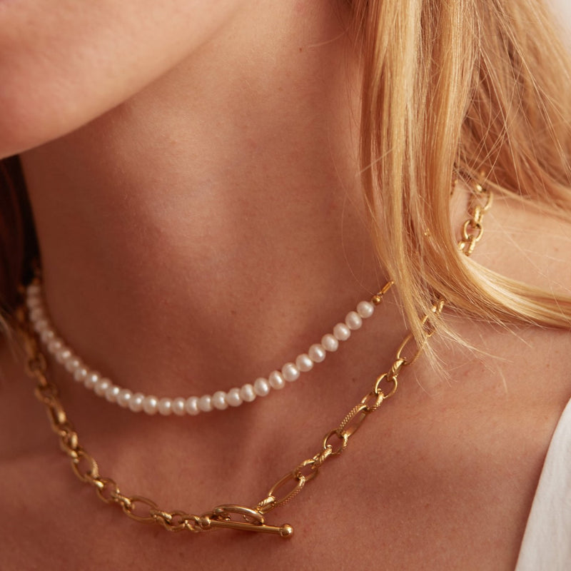 18K Toggle Cable Chain