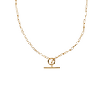 18K Gold-Filled Toggle Chain Necklace