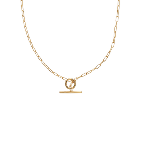 18K Gold-Filled Toggle Chain Necklace