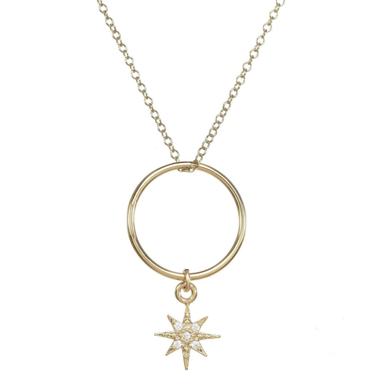 gold filled sun necklace