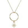 gold filled sun necklace